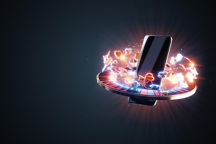 Layar bonus Galactic Gems dengan fitur wild dan scatter di interface mobile maxwinslot